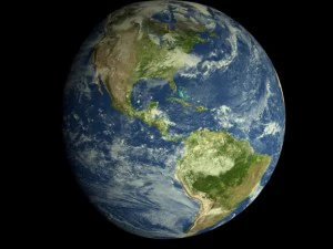 animated realistic hd earth model 3D Model