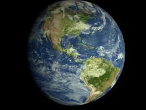 animated realistic hd earth model 3D Model