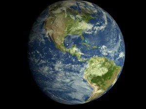 animated realistic hd earth model 3D Model