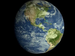 animated realistic hd earth model 3D Model