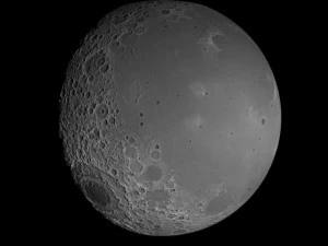 23k realistic moon 3D Model