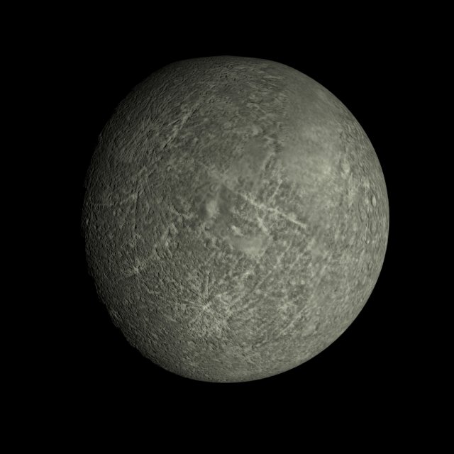 animated 4k mercury model 3D Model .c4d .max .obj .3ds .fbx .stl .blend 