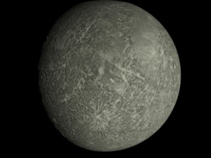 animated 4k mercury model 3D Model