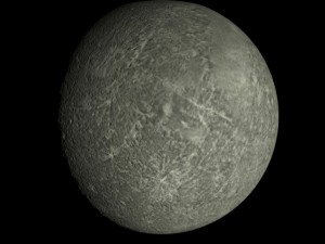 animated 4k mercury model 3D Model