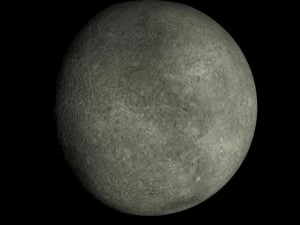 modello animato di mercurio 4K Modello 3D