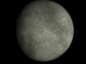 modello animato di mercurio 4K Modello 3D