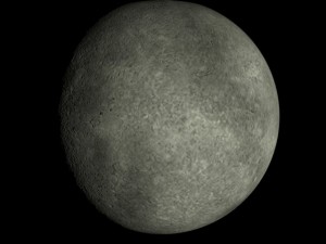 animated 4k mercury model 3D Model