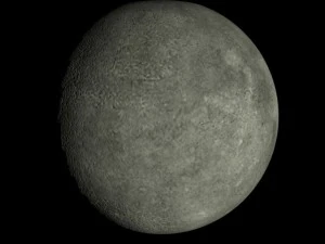 modello animato di mercurio 4K Modello 3D