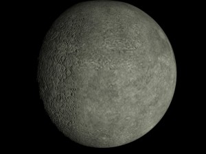 animated 4k mercury model 3D Model