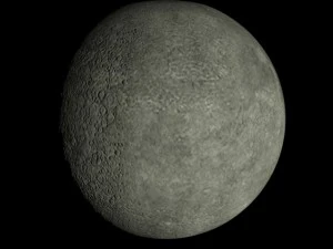 modello animato di mercurio 4K Modello 3D