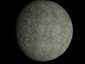 animated 4k mercury model 3D Model