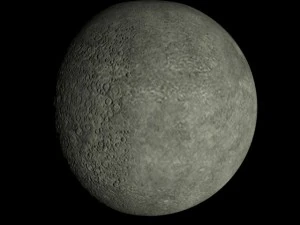 modello animato di mercurio 4K Modello 3D