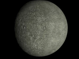 modello animato di mercurio 4K Modello 3D