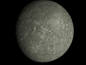 animated 4k mercury model 3D Model