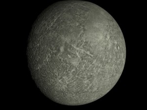 animated 4k mercury model 3D Model