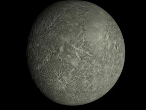 modello animato di mercurio 4K Modello 3D