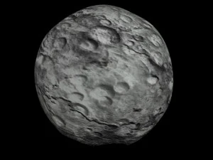 animowany model asteroidy HD Model 3D