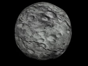 animowany model asteroidy HD Model 3D