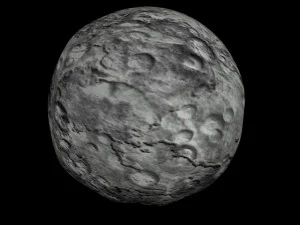 animowany model asteroidy HD Model 3D