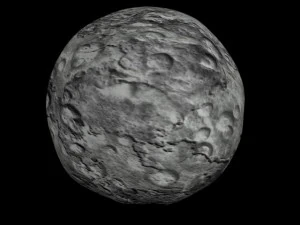 animowany model asteroidy HD Model 3D