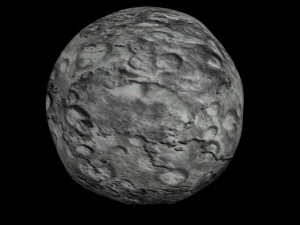 animowany model asteroidy HD Model 3D