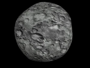 animowany model asteroidy HD Model 3D