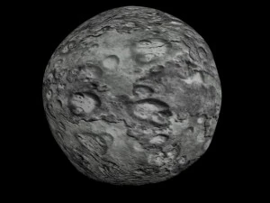 animowany model asteroidy HD Model 3D