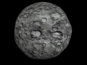 animowany model asteroidy HD Model 3D