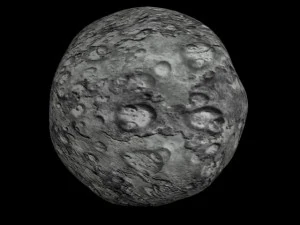 animowany model asteroidy HD Model 3D