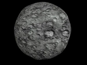 animowany model asteroidy HD Model 3D