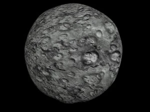 animowany model asteroidy HD Model 3D