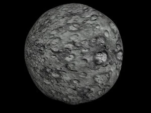 animowany model asteroidy HD Model 3D