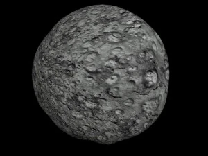 animowany model asteroidy HD Model 3D