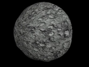 animowany model asteroidy HD Model 3D