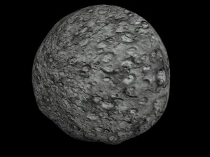 animowany model asteroidy HD Model 3D