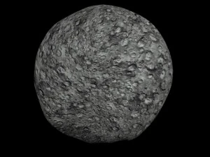 animowany model asteroidy HD Model 3D