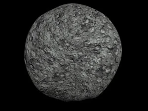 animowany model asteroidy HD Model 3D