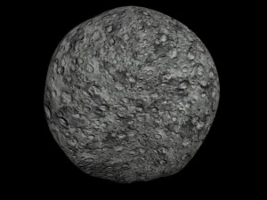 animowany model asteroidy HD Model 3D