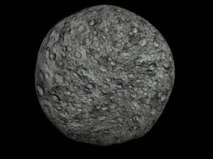 animowany model asteroidy HD Model 3D