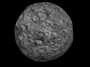 animowany model asteroidy HD Model 3D