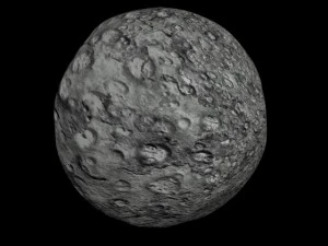 animowany model asteroidy HD Model 3D