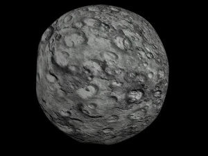 animowany model asteroidy HD Model 3D