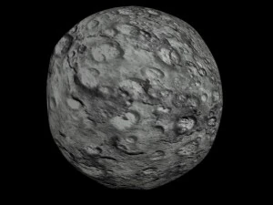 animowany model asteroidy HD Model 3D