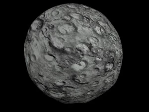 animowany model asteroidy HD Model 3D