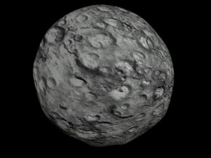 animowany model asteroidy HD Model 3D