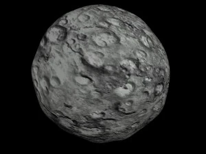 animowany model asteroidy HD Model 3D