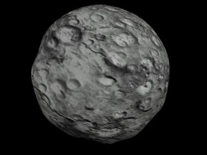 animowany model asteroidy HD Model 3D