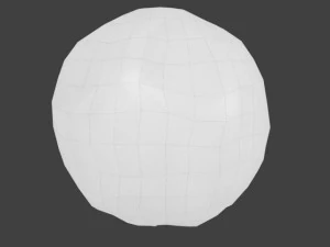 animowany model asteroidy HD Model 3D