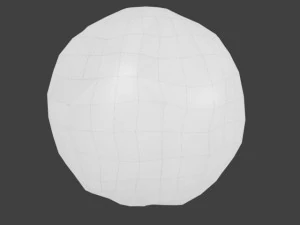 animowany model asteroidy HD Model 3D