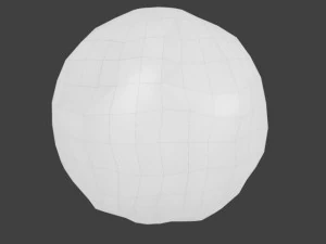 animowany model asteroidy HD Model 3D